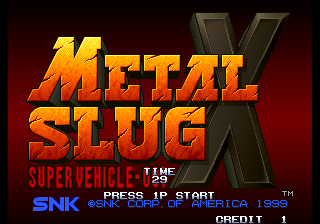 Metal Slug X - Super Vehicle-001